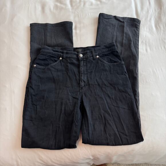 Versace Classic Jeans Grey Straight Leg Women’s Size 28 Ankle Length - Picture 1 of 6